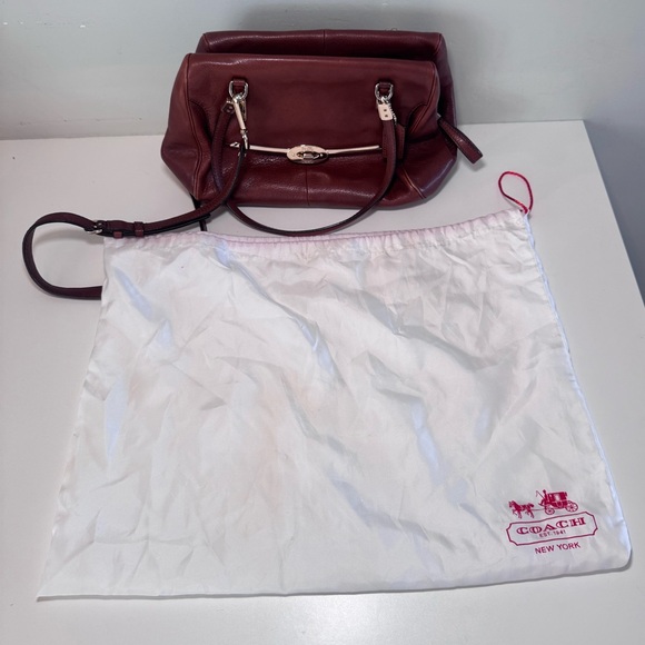 Coach Brown Leather Satchel Bag - Picture 7 of 7